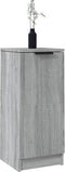 vidaXL - Dressoirs - 2 - st - 30x30x70 - cm - bewerkt - hout - grijs - sonoma - eikenkleur