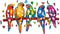UNIDRAGON Houten Puzzel Voor Volwassenen Dier - Speelse Papegaaien - 291 stukjes - King Size 49x27 cm