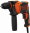 Black & Decker BEH710K-QS - Klopboormachine 710 Watt - Variabele snelheid en softgrip - Zwart