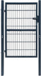 vidaXL - Poort - dubbelstaafmat - (enkel) - 106x190 - cm - antracietgrijs