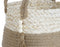 Basket spelset Home ESPRIT Natuurlijk Lichtbruin Jute Modern 41 x 30 x 33 cm (3 Onderdelen)