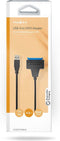 Nedis CCGB75100BK05 - SATA USB 3.2 Gen 1 Kabel - 30cm - Zwart