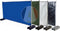 Afdekzeilen.be Blauw bouwhekzeil 176x341cm 150gr/m² - Lichtgewicht HDPE - Koordversterkte zoom