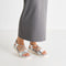 Tamaris COMFORT Essentials - Dames Sandalen - Ronde neus - ZILVER - Maat 39