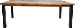 HSM Collection Eettafel Atlanta - 200x100 cm - rustiek oud teak/metaal