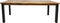 HSM Collection Eettafel Atlanta - 200x100 cm - rustiek oud teak/metaal