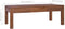 vidaXL - Salontafel - 110x60x40 - cm - massief - teakhout