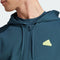 adidas Future Icons - Ritshoodie - Zachte katoen - Turquoise - XL
