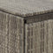vidaXL - Containerberging - dubbel - 140x80x117 - cm - poly - rattan - grijs