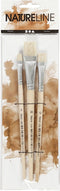 Creotime Platte Verfkwasten 3 Stuks (8-12-20)