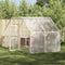 vidaXL - Plantenafdekking - met - zeilringen - 2x8 - m - polyethyleen