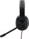 Hama HS-USB400 - PC-Office-headset - Flexibele microfoonarm - Rood Zwart