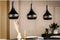 Hanglamp Bella straight 3-lichts - Zwart | BY-OLAF
