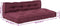 vidaXL - Pallet - Sofa - Kussen - met - Rugsteun - Rood - Stof