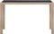 vidaXL - Tuintafel - 123x60x74 - cm - poly - rattan - beige