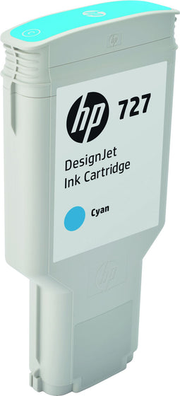 HP 727 - Inktcartridge - Sneldrogend en veegvast - Cyaan (300 ml)