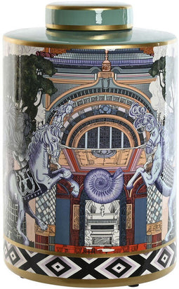 Vaas Home ESPRIT Multicolour Porselein 21 x 21 x 35,5 cm