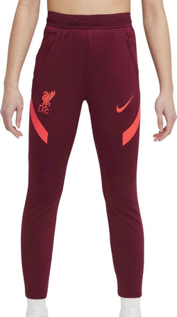 Nike Liverpool FC Strike - Sportbroek Kids - Dri-FIT - Donkerrood (maat 140)
