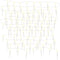 vidaXL - Kerstverlichting - ijspegel - met - 100 - LED's - 10 - m - acryl - PVC - warmwit