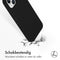 Accezz Liquid Silicone Backcover - iPhone 15 Plus - Schokabsorberend - Zwart