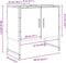 vidaXL - Badkamerkast - 80x33x60 - cm - bewerkt - hout - artisanaal - eikenkleurig
