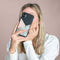iMoshion Hoesje Geschikt voor Samsung Galaxy A41 Hoesje Siliconen - iMoshion Design hoesje - Zwart / Roze / Graphic Marble Pink