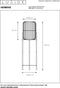 Lucide HERMINE - Vloerlamp - Ø30 cm - 1xE27 - Zwart - H.125 cm