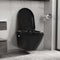 vidaXL - Hangend - toilet - met - verborgen - stortbak - keramiek - zwart