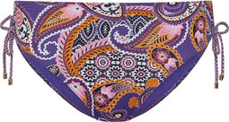 Cyell Pretty Paisley - Bikinibroekje Hoog - Verstelbare zijkanten - Paars