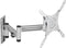 Tv muurbeugel voor 13-43 inch scherm - Compact - Full-motion - Tot 15kg - Zilver