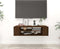 vidaXL - Tv-hangmeubel - 100x30x26,5 - cm - bewerkt - hout - bruin - eikenkleur