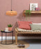 GOOD&MOJO Hanglamp Palawan - Bamboe/Wit - Ø60cm - Scandinavisch,Bohemian - Hanglampen Eetkamer, Slaapkamer, Woonkamer