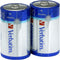 Verbatim D-alkalinebatterijen - Alkaline - 61,5mm x 34,2mm x 34,2mm - 134g