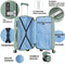 CarryOn Skyhopper Middenmaat Reiskoffer 65Ltr - Koffer 68.5cm met Expander en OKOBAN - Olijf