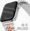 Selencia Jubilee stalen bandje - Geschikt voor Apple Watch 1, 2, 3, 4, 5, 6, 7, 8, 9, 10 (42 mm), SE - 38/40/41 mm - Zilver - One Size