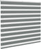 vidaXL - Zebra - rolgordijn - 165x100 - cm - stofbreedte - 160,9 - cm - donkergrijs