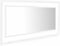 vidaXL - Badkamerspiegel - LED RGB - 100x8,5x37 cm - hoogglans wit