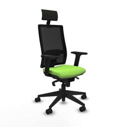Bureaustoel met hoofdsteun Piqueras y Crespo 2D066N1 Pistache