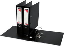 10x Ordner Quantore A4 80mm PP zwart - set 10 stuks