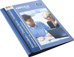 10x Showmap Opus 2 frontview A4 20-tassen antraciet (set 10 stuks)