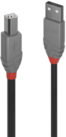 Lindy 36676 - USB 2.0 Kabel - 7.50 m - Zwart
