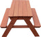 Sunny Dave Zand & Water Picknicktafel in Bruin voor kinderen - Multifunctionele Picknick tafel met 2 uitneembare kunststof bakken - FSC hout