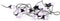 LED Lovers Boston - LED Lichtsnoer - 10 lampjes - 5 meter