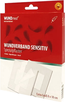 Wundmed - 5 Stuks - 8x10cm - Pleisters - Gevoelige Huid - Wondpleisters - Wondverzorging