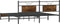 vidaXL - Bedframe - zonder - matras - hout - gerookt - eikenkleurig - 160x200 - cm