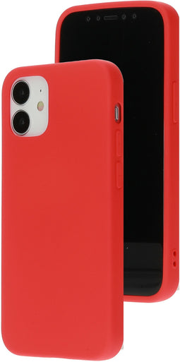 Mobiparts iPhone 12 Mini - Silicone Cover - Soft-touch - Rood