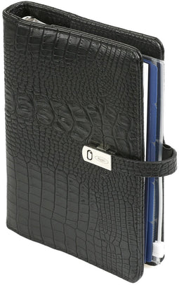 1111-52 Personal 2022-2023-2024 (Standaard) organizer croco zwart Kalpa