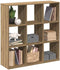 vidaXL - Kamerscherm - / - boekenkast - 102x29x103,5 - cm - hout - artisanaal - eiken