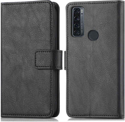 iMoshion Hoesje Geschikt voor TCL 20 SE Hoesje Met Pasjeshouder - iMoshion Luxe Bookcase - Zwart