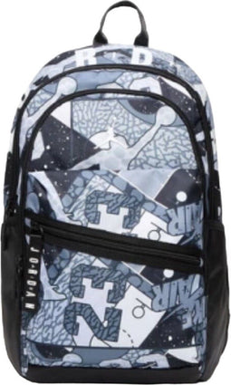 Rugzak Schooltas, Gymtas Nike Air Jordan - Duurzaam en sterk - 100% Polyester - EXCLUSIEF MODEL - Nieuw - Grijs, Rood